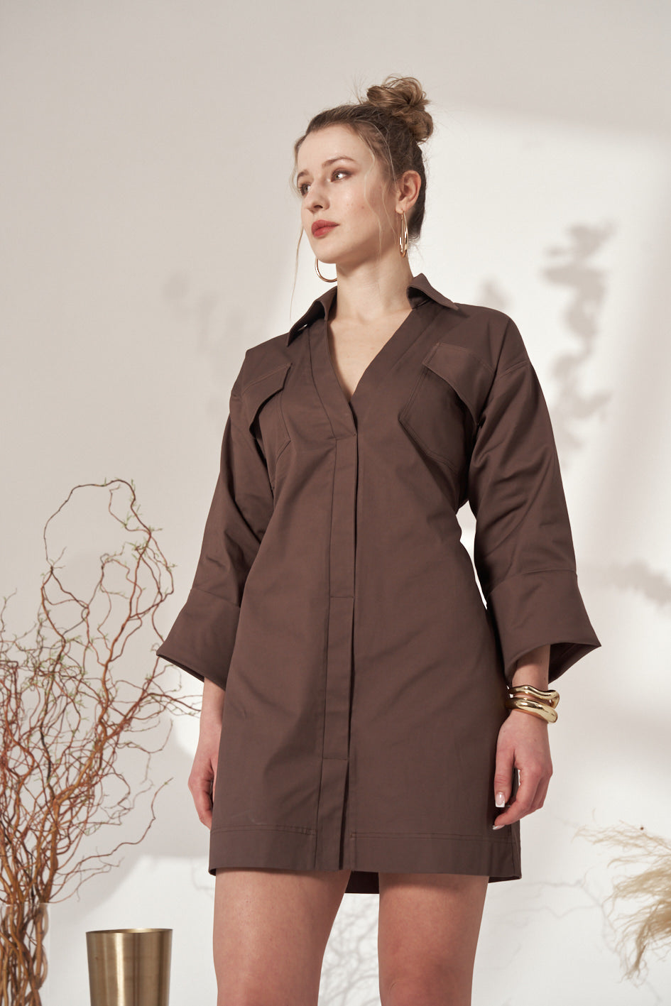 SHIRT DRESS