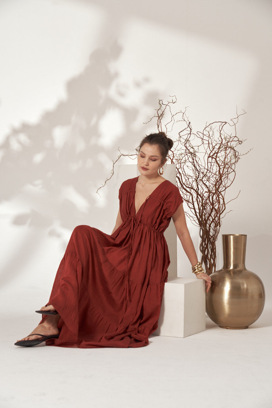 LONG VENTILATO DRESS