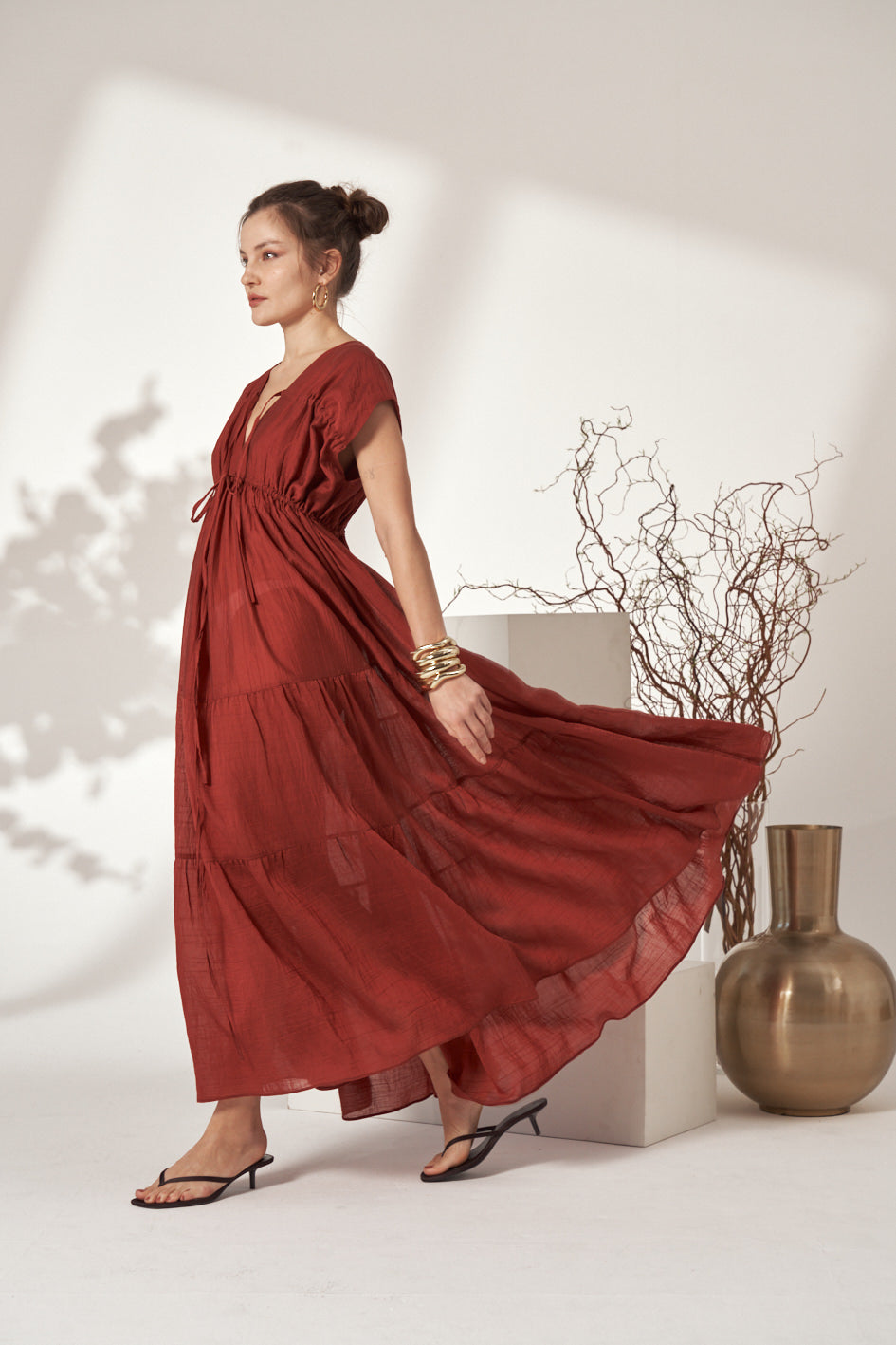 LONG VENTILATO DRESS