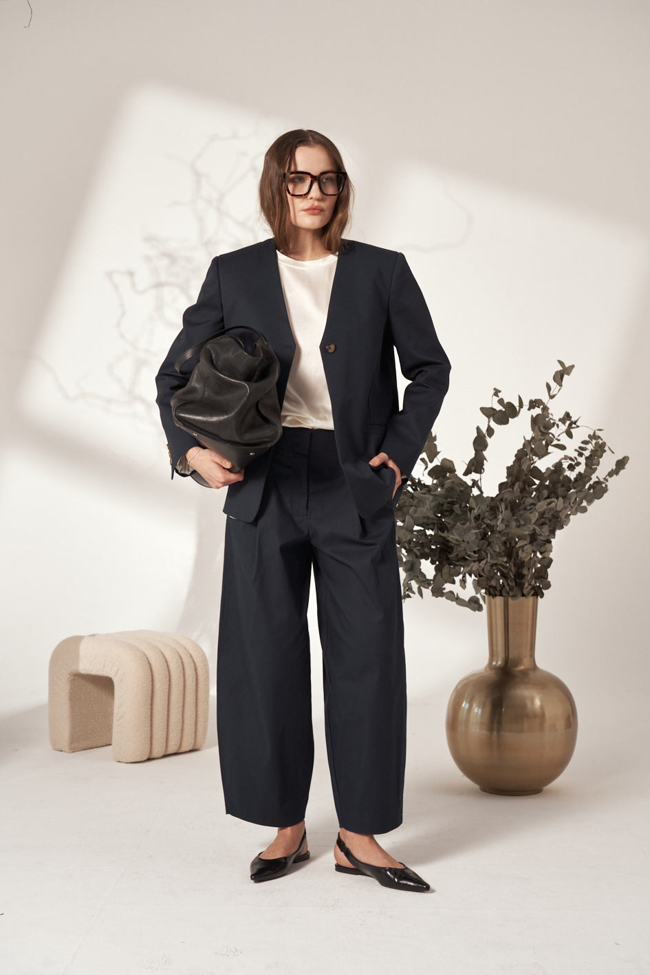 SINGLE-BUTTON BLAZER