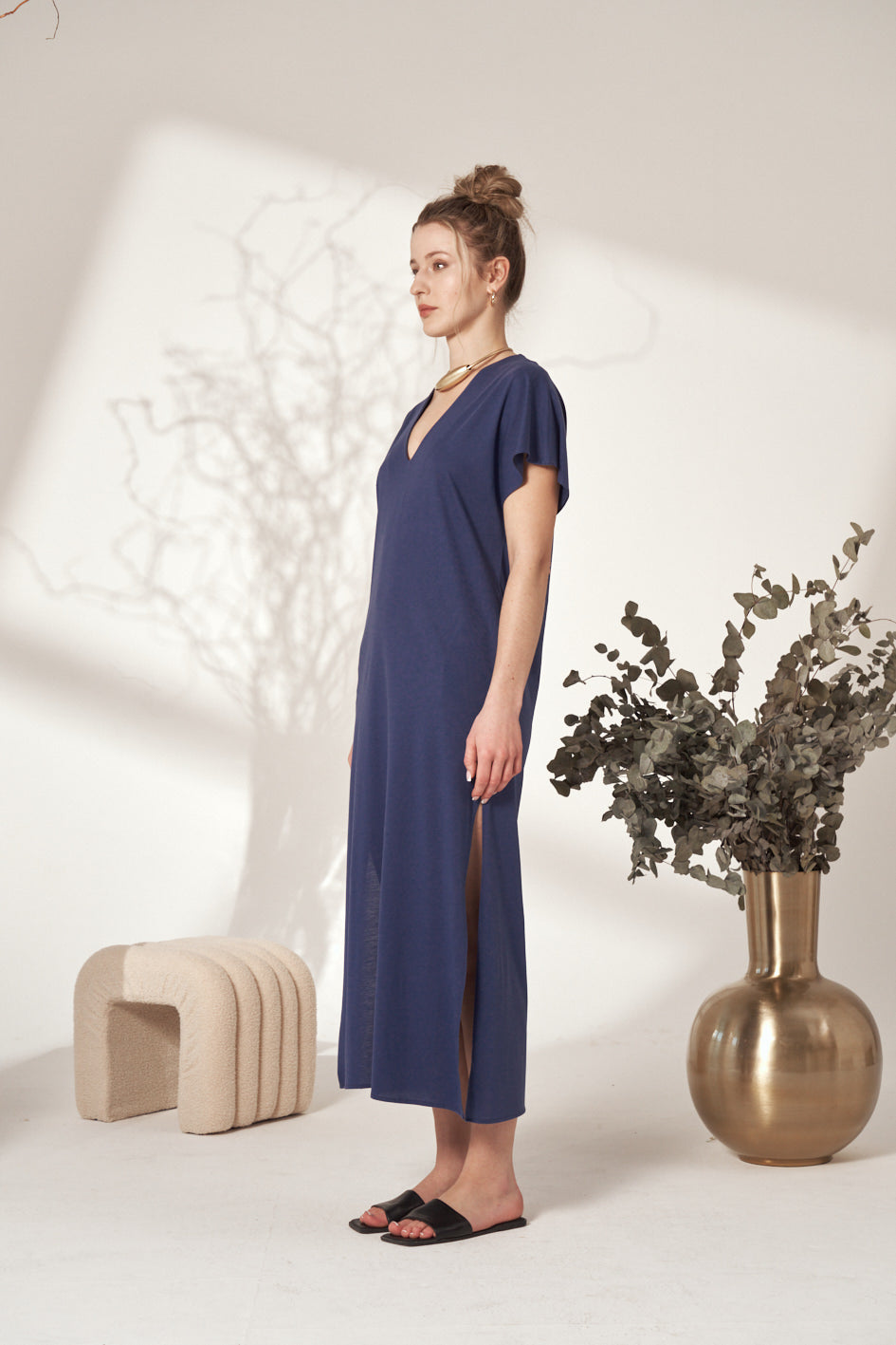 JERSEY LONG DRESS
