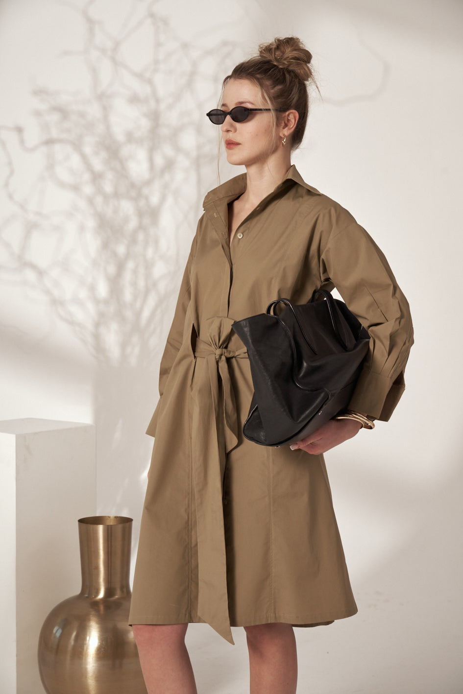 SHIRT POPLIN DRESS